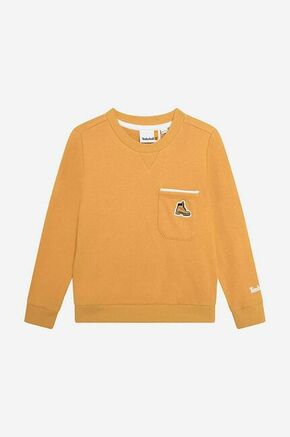 Otroški pulover Timberland Sweatshirt oranžna barva - oranžna. Otroški pulover iz kolekcije Timberland