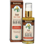 "Badger Balm Olje za lase z arganom - 59.1 ml"