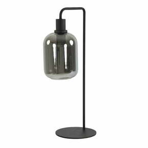 Črna namizna svetilka (višina 60 cm) Lekar - Light &amp; Living