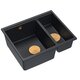 granitni umivalnik Logan 150 Black