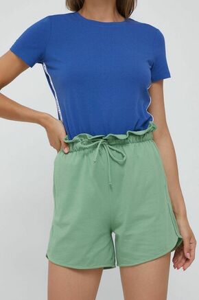 Bombažne kratke hlače United Colors of Benetton ženski