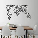 WORLD MAP METAL DECOR 4 - WALLXPERT