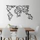 WORLD MAP METAL DECOR 4 - WALLXPERT