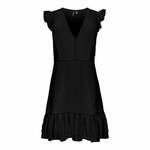 Vero Moda Ženska obleka VM EASY Regular Fit 10286867 Black (Velikost S)