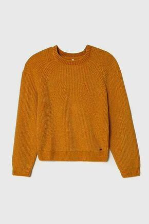 Otroški pulover Pepe Jeans oranžna barva - oranžna. Otroški Pulover iz kolekcije Pepe Jeans. Model izdelan iz debele