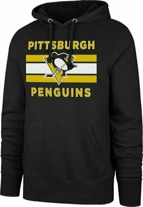 Pittsburgh Penguins NHL Burnside Distressed Hoodie Black S Hokejski pulover