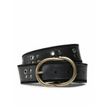 Ženski pas Pieces Pcnina Leather Jeans Belt Fc 17127691 Black/Croco Embo
