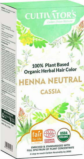 "CULTIVATOR'S Organic Herbal Hair Color - Neutral Henna - 100 g"