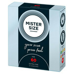 Mister Size tanek kondom - 60 mm (3 kosi)