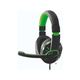 ESPERANZA gaming slušalke HP-330G črno-zelene