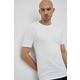 MICHAEL Michael Kors bombažna majica (3-pack) - bela. T-shirt iz zbirke MICHAEL Michael Kors. Model narejen iz tanka, elastična tkanina.