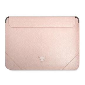 Guess ovitek za 16-palčni prenosni računalnik/tablico GUCS16PSATLP 16" roza/pink Saffiano Triangle Logo
