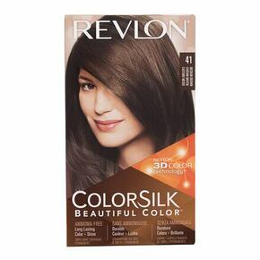 Revlon Colorsilk Beautiful Color odtenek 41 Medium Brown darilni set barva za lase Colorsilk Beautiful Color 59