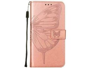 Chameleon Apple iPhone 15 Pro - Preklopna torbica (WLGO-Butterfly) - roza-zlata