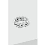 Srebrni prstan AllSaints - srebrna. Prstan iz kolekcije AllSaints. Model, izdelan 925 srebra.