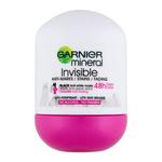 Garnier dezodorant Mineral Invisi Black, White&amp;Colors Roll-on, 50 ml