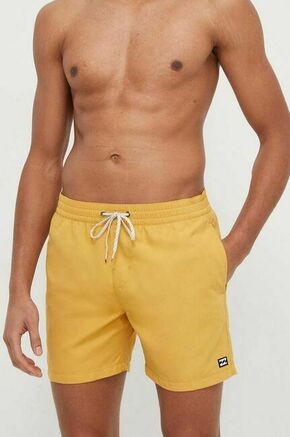 Kopalne kratke hlače Billabong rumena barva - rumena. Kopalne kratke hlače iz kolekcije Billabong