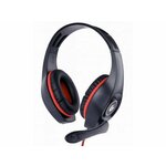 Gembird GHS-05-R gaming slušalke, 3.5 mm, rdeča/črna, mikrofon