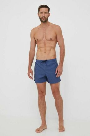 Kopalne kratke hlače Abercrombie &amp; Fitch mornarsko modra barva - mornarsko modra. Kopalne kratke hlače iz kolekcije Abercrombie &amp; Fitch