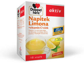 Doppelherz Aktiv Napitek Limona z vitaminom C in cinkom