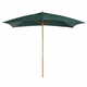 OUTSUNNY Outsunny Ombrelloni da giardino ombrellone da terrazza esterno in Legno da Esterno 2X3M Verde | Aosom.it