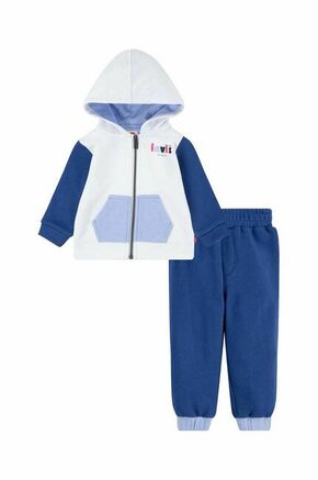 Trenirka za dojenčka Levi's mornarsko modra barva - mornarsko modra. Trenirka za dojenčka iz kolekcije Levi's. Model izdelan iz pletenine s potiskom.