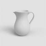 Bela keramična ročno izdelana vaza (višina 30 cm) Harmonia – Artevasi