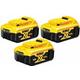 DEWALT 18V začetni komplet 3 baterije 5Ah DCB184P3