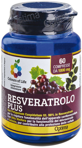 Optima Naturals Resveratrol Plus 1000 - 60 kapsul