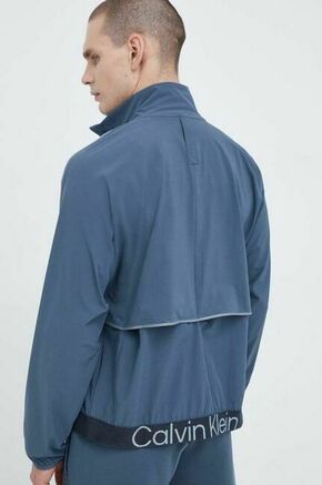 Športna jakna Calvin Klein Performance siva barva - siva. Športna jakna iz kolekcije Calvin Klein Performance. Lahek model