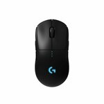 Logitech G Pro Wireless gaming miška, optični, brezžičen/žičen, 0000 dpi/12000 dpi/16000 dpi/25600 dpi, 300 IPS, 1ms, 1000 Hz, beli/rdeči/črni