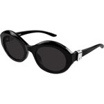 Balenciaga BB0460S 001 ONE SIZE (57) Črna/Siva