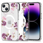 Tech-protect Magmood MagSafe ovitek za iPhone 15 Plus, spring floral
