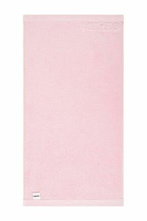 Velika bombažna brisača Kenzo 90 x 150 cm - roza. Brisača iz kolekcije Kenzo. Model izdelan iz tekstilnega materiala.
