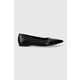 Usnjene balerinke Vagabond Shoemakers HERMINE črna barva, 5733.001.20 - črna. Balerinke iz kolekcije Vagabond Shoemakers, izdelane iz naravnega usnja. Model z mehkim, oblikovanim vložkom zagotavlja udobje.