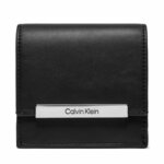 Majhna ženska denarnica Calvin Klein K60K612206 Črna