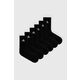 Nogavice adidas 6-pack črna barva - črna. Nogavice iz kolekcije adidas. Model izdelan iz elastičnega materiala. V kompletu je šest parov. Lahek in udoben model, idealen za vsakodnevno nošenje.