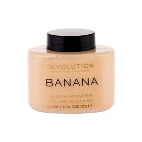 Makeup Revolution London Baking Powder puder v prahu 32 g odtenek Banana