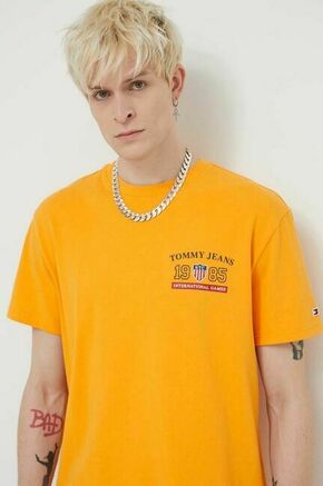 Bombažna kratka majica Tommy Jeans Archive Games moška