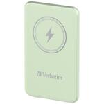 VERBATIM Powerbank Charge 'n' Go, magnetna, 5000 mAh, USB-C, zelena