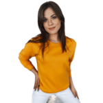 Dstreet Ženski pulover FASHION II oranžna by1069z L