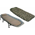 ZFISH Camo Set Flat Bedchair + Sleeping Bag Ležalnik
