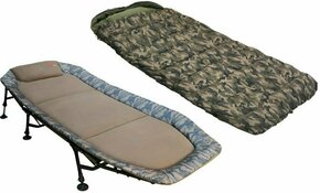 ZFISH Camo Set Flat Bedchair + Sleeping Bag Ležalnik
