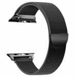 BStrap Apple Watch Milanese 42/44/45mm pašček, Black