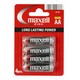 Maxell cink baterija R6 AA baterija, 4 kos