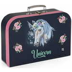 Karton P+P Kovček Unicorn 1, laminiran, 34 cm
