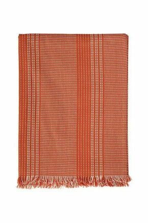 Brisača za plažo Madam Stoltz - oranžna. Brisača za na plažo iz kolekcije Madam Stoltz. Model izdelan iz tekstilnega materiala.