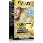 Syoss Oleo Intense Permanent Oil Color trajna oljna barva za lase brez amoniaka 50 ml Odtenek 12-01 ultra platinum za ženske
