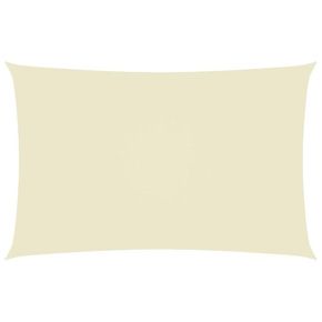 Shumee Pravokotna vrtna jadra Oxford Cloth 2x5m krema