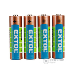 Baterije Extol 4 kos, alkalne, 1,5 V, velikost: AA (LR6) (42011)